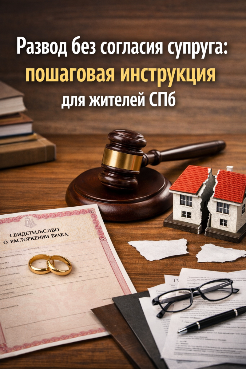 Развод без согласия супруга: пошаговая инструкция для жителей СПб