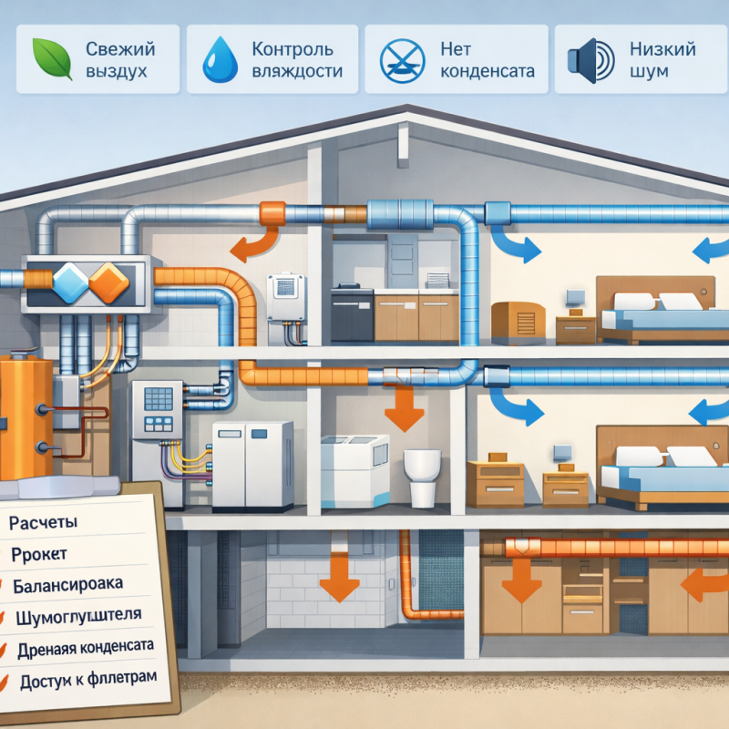 Вентиляция в частном доме: полный гайд от А до Я