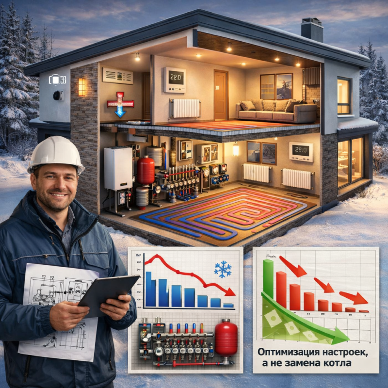 Как сэкономить на отоплении частного дома: 10 эффективных способов