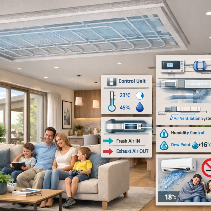 Холодные потолки: гипоаллергенная альтернатива кондиционерам