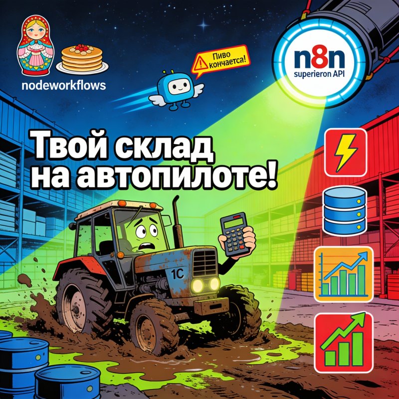 «Свои» API: как создать внутренний endpoint на n8n для складского учета