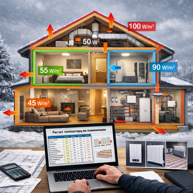 Расчет теплопотерь дома: как это делается и зачем нужно