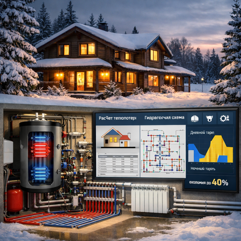 Как проектирование экономит до 40% расходов на отопление: реальный кейс