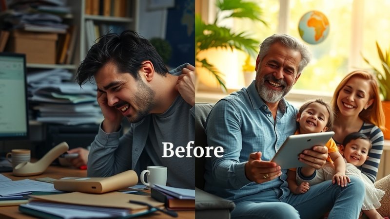 Баланс между работой и семьей: как ИИ помогает оптимизировать задачи и экономить время на автоматизации процессов