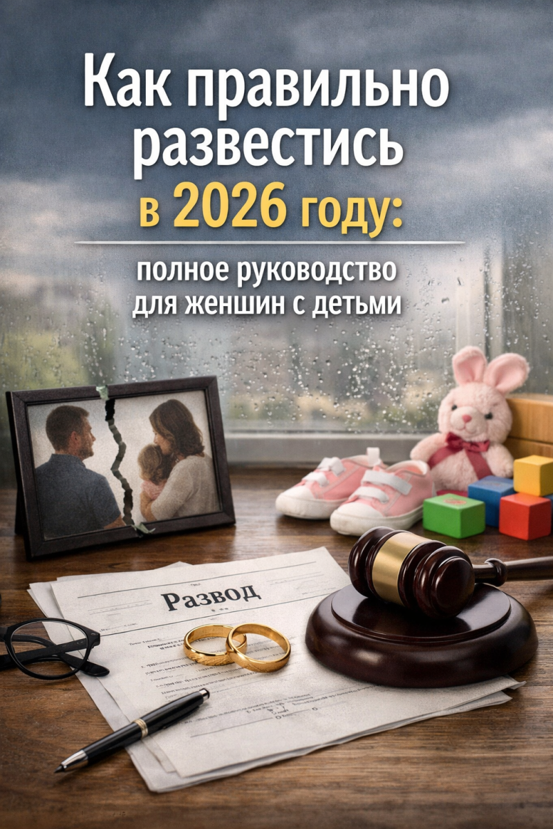 Как правильно развестись в 2026 году: полное руководство для женщин с детьми
