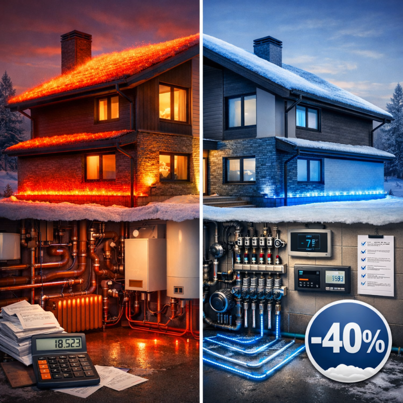 Как снизить расходы на отопление дома на 40%: пошаговый план