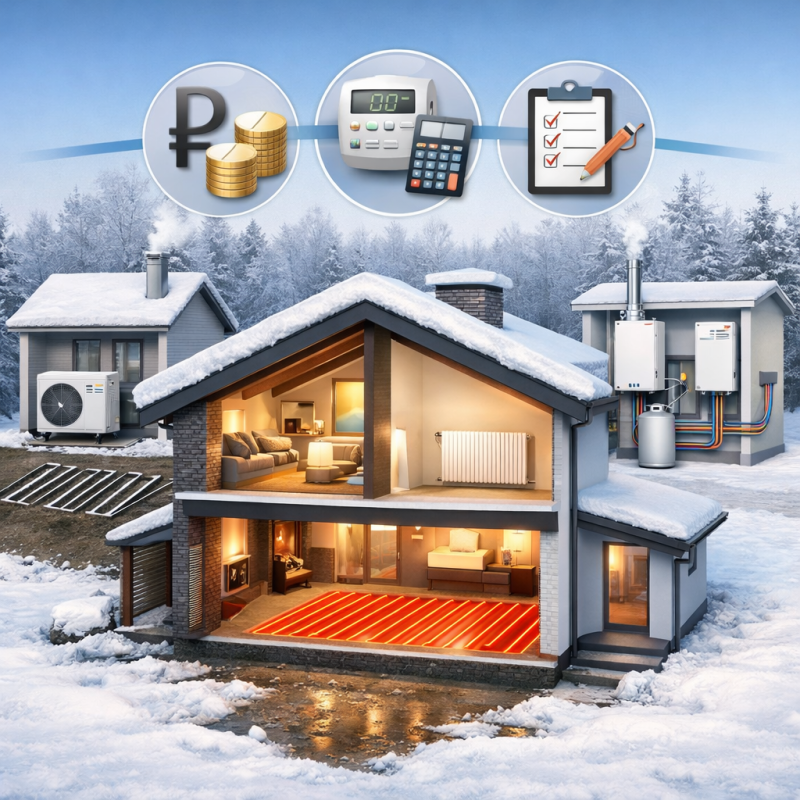 Тепловой насос vs газ vs электричество: полный расчет для вашего дома