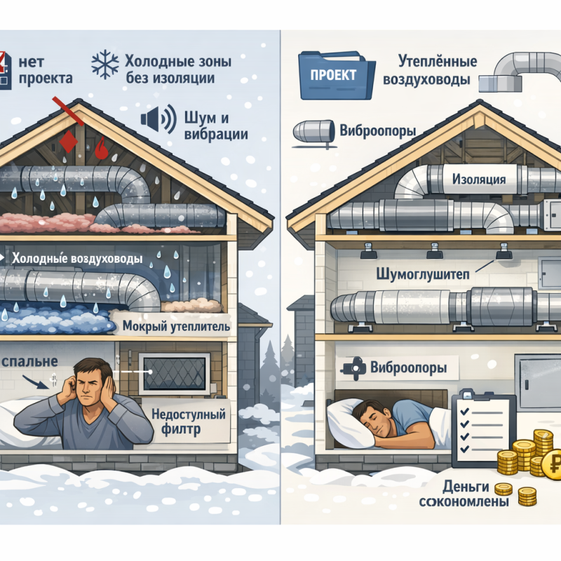 7 ошибок при монтаже вентиляции, которые стоят дорого