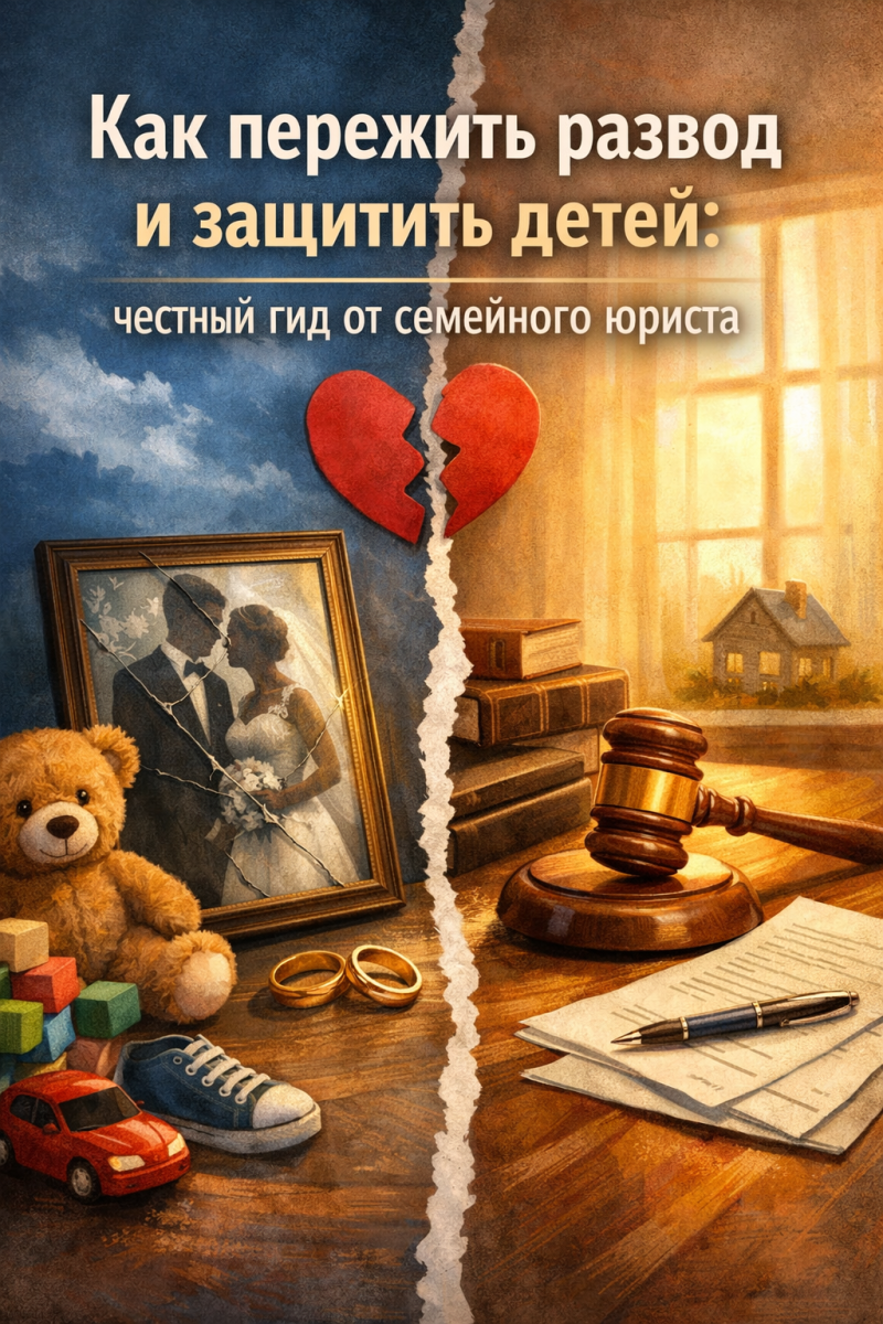 Как пережить развод и защитить детей: честный гид от семейного юриста