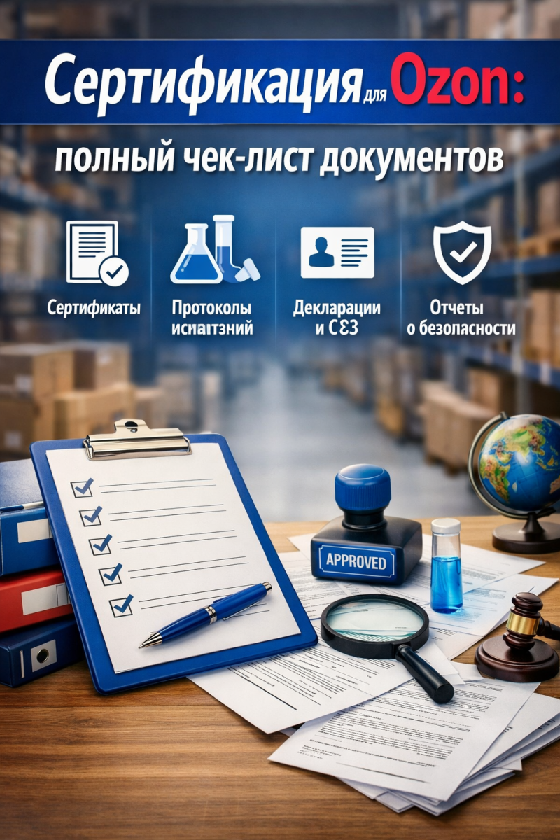 Сертификация для Ozon: полный чек-лист документов