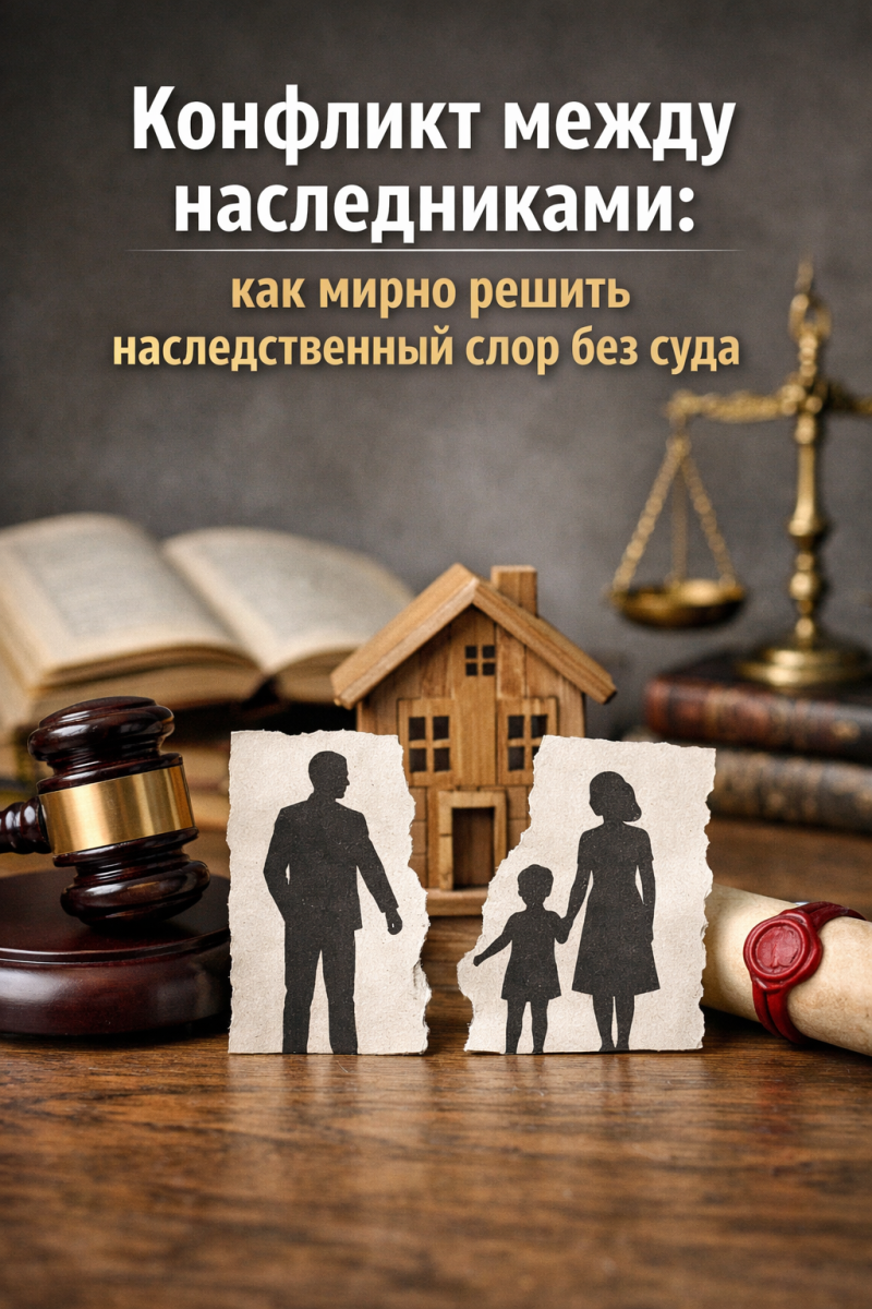Конфликт между наследниками: как мирно решить наследственный спор без суда