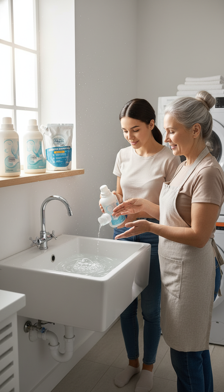 Как сочетать средства для стирки и прочистки труб