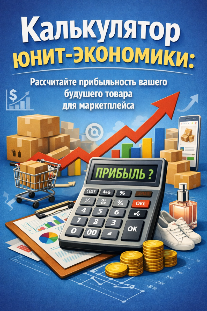 Калькулятор юнит-экономики: Рассчитайте прибыльность вашего будущего товара для маркетплейса