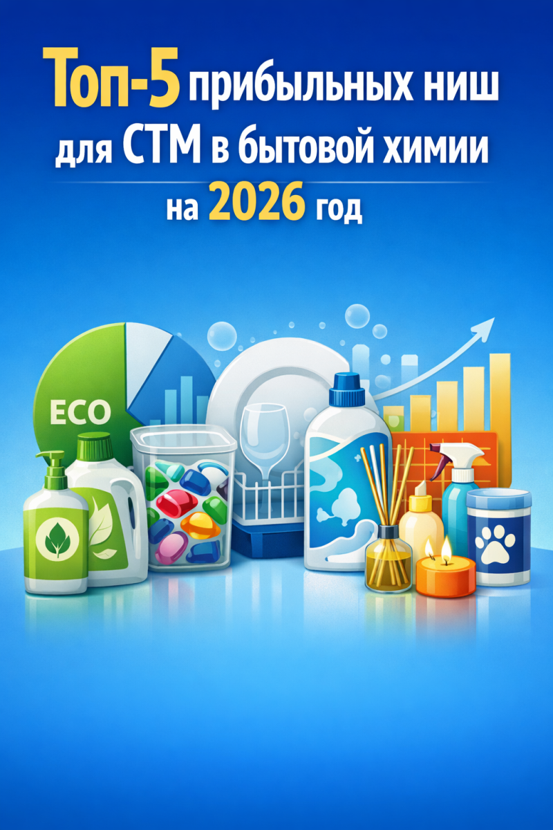 Топ-5 прибыльных ниш для СТМ в бытовой химии на 2026 год