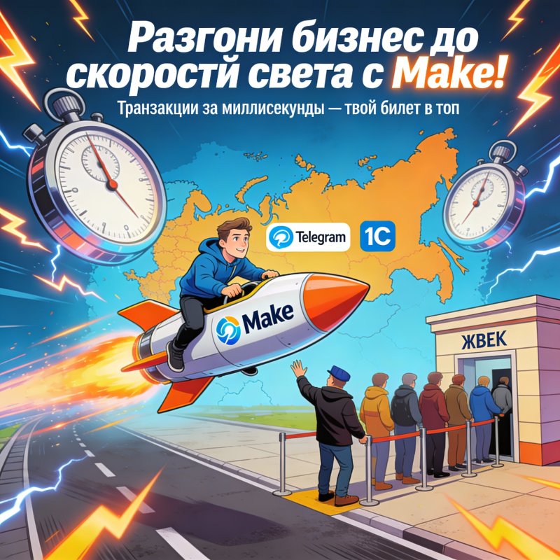 Сценарии для Make: когда высокая скорость транзакций — это ключевой фактор успеха