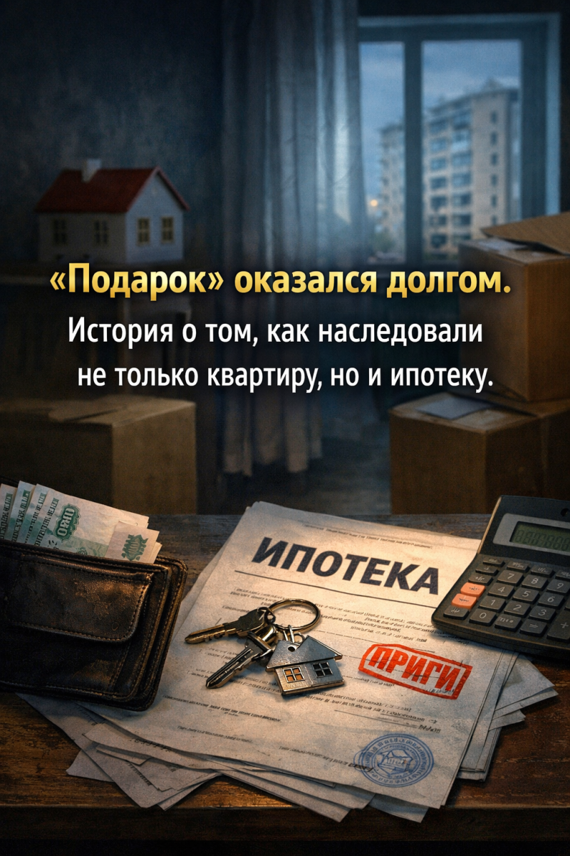 Подарок» оказался долгом. История о том, как наследовали не только квартиру, но и ипотеку.»