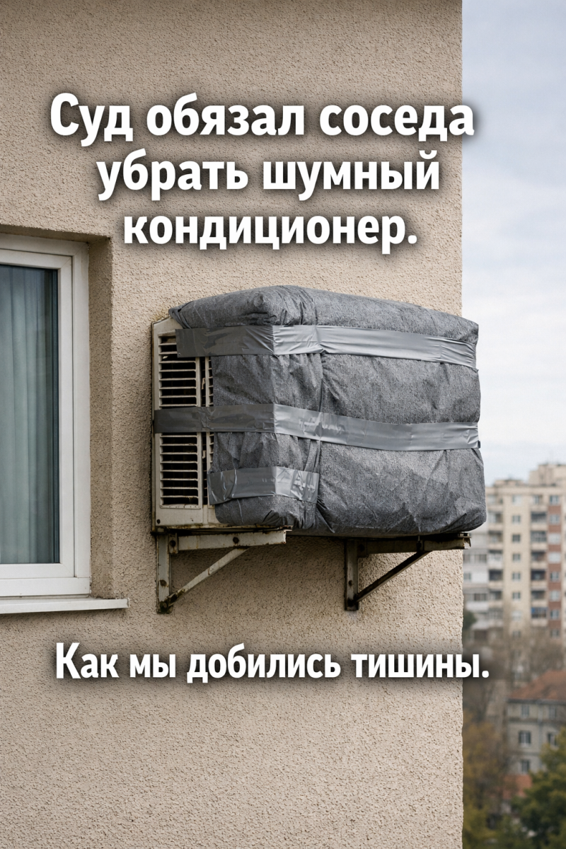 Суд обязал соседа убрать шумный кондиционер. Как мы добились тишины.»