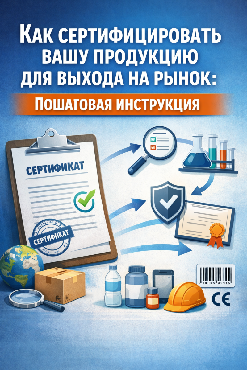 Как сертифицировать вашу продукцию для выхода на рынок: Пошаговая инструкция