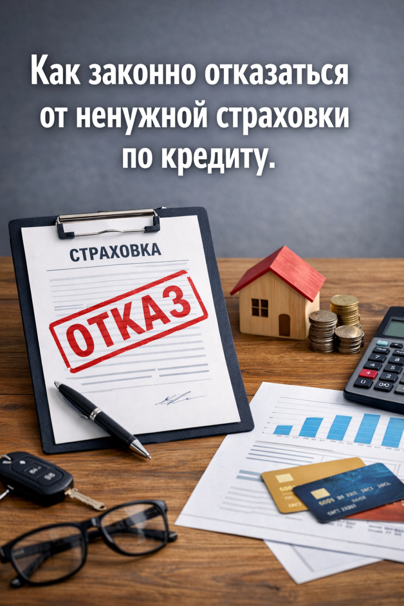 Как законно отказаться от ненужной страховки по кредиту.»