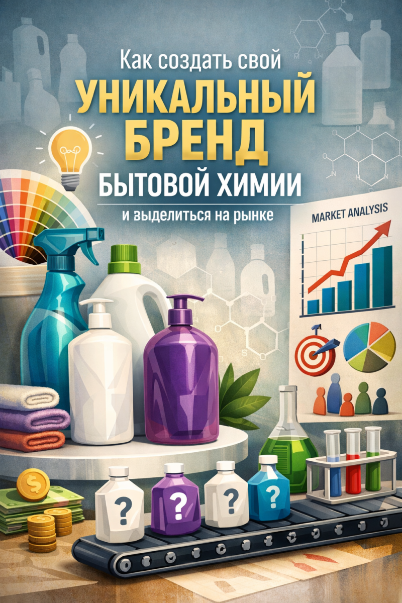 Как создать свой уникальный бренд бытовой химии и выделиться на рынке