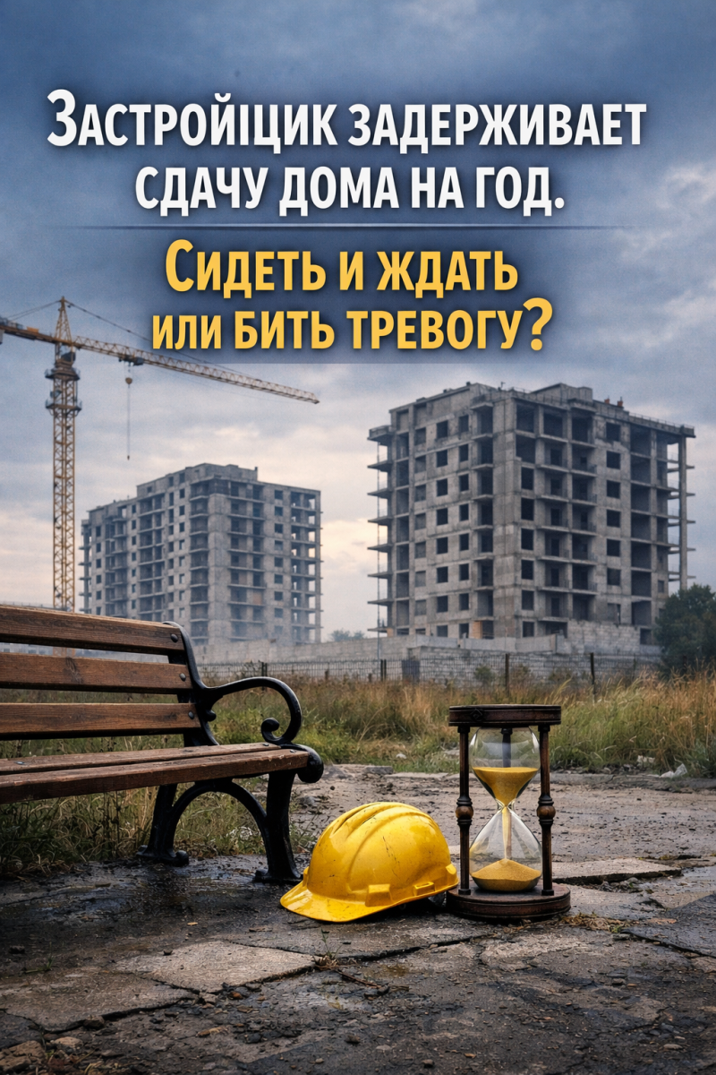 Застройщик задерживает сдачу дома на год. Сидеть и ждать или бить тревогу?»