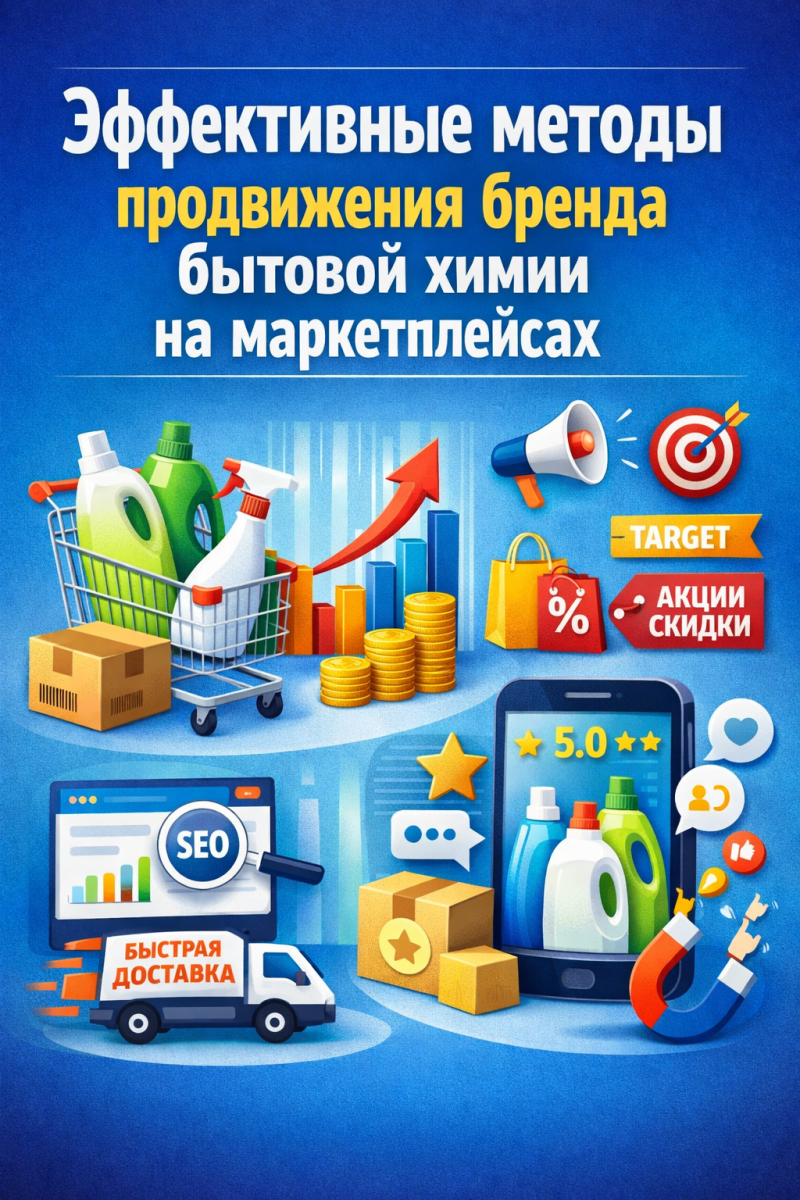 Эффективные методы продвижения бренда бытовой химии на маркетплейсах