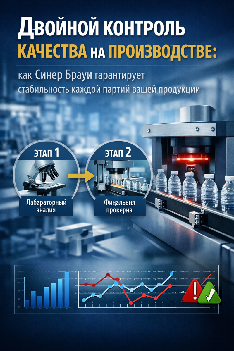 Двойной контроль качества на производстве: как Синер Браун гарантирует стабильность каждой партии вашей продукции