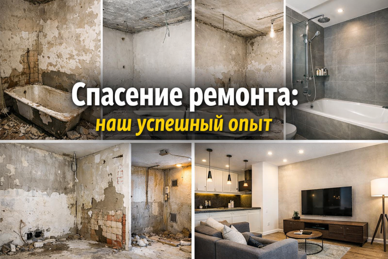 Реальный кейс: как мы спасли ремонт после недобросовестной бригады