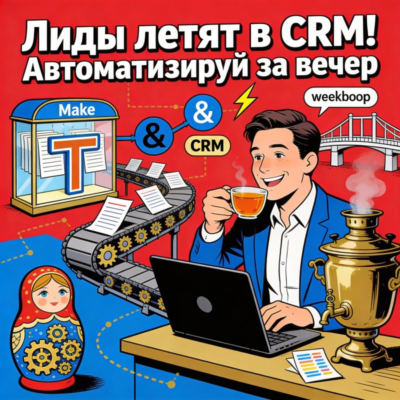 Кейс: Создание "бесшовного" опыта между внешней витриной и внутренней CRM на Make