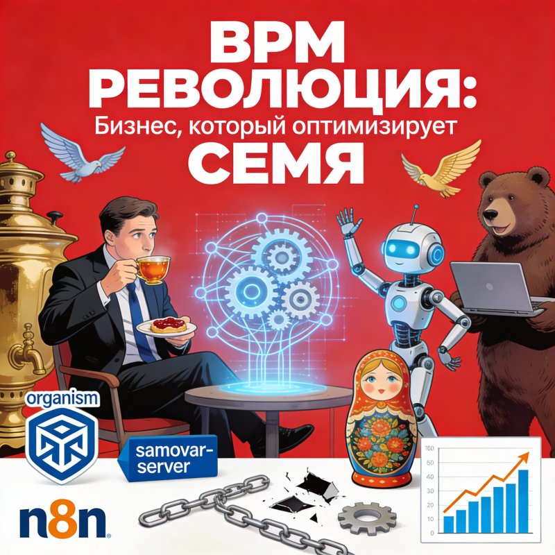 Смещающийся фокус: от "автоматизации" к "самооптимизации" BPM через n8n