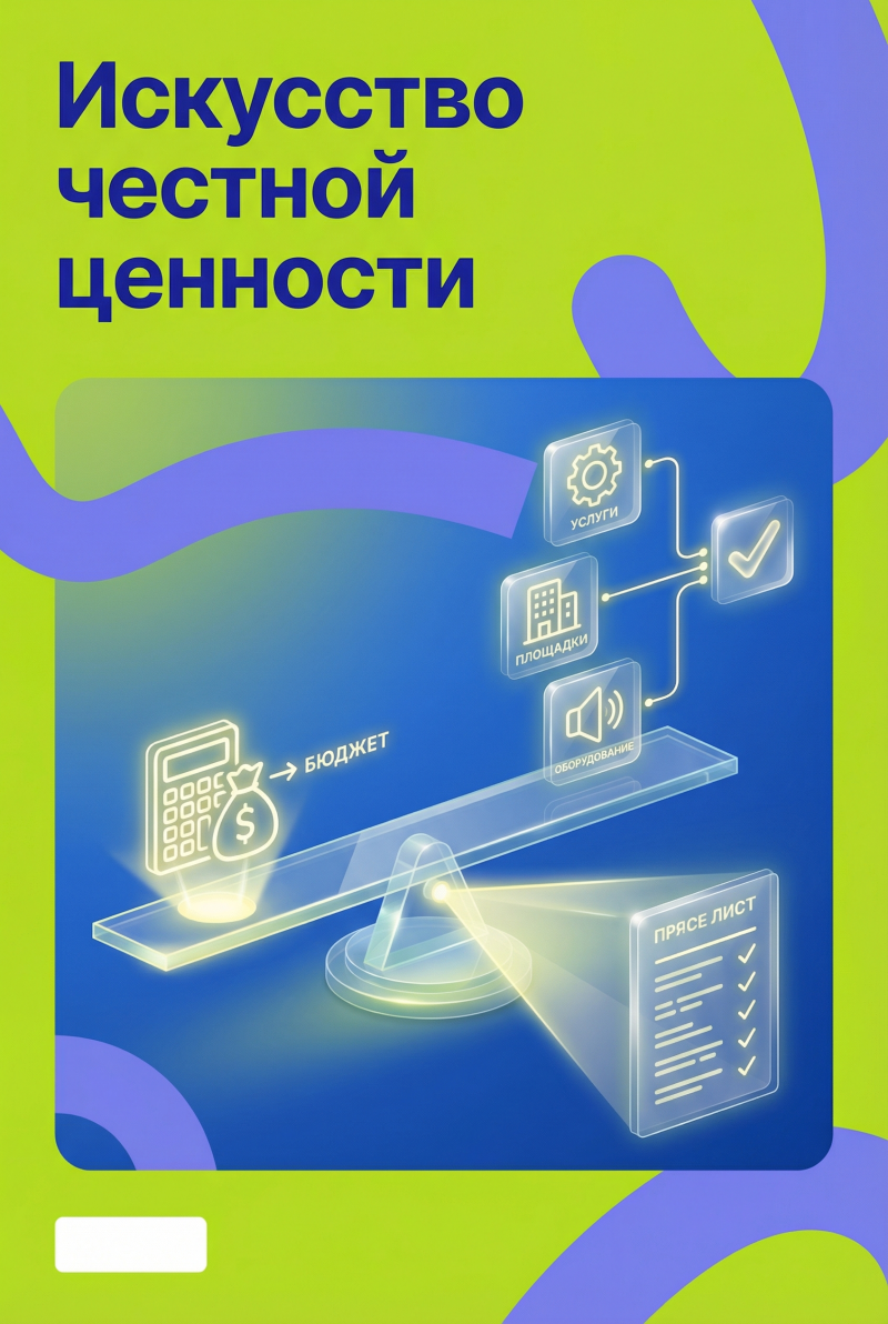 Прозрачное ценообразование в event-индустрии: как IQ Manager считает бюджет мероприятий