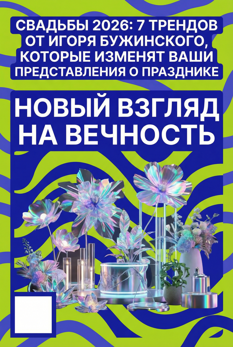 Свадьбы 2026: 7 трендов от Игоря Бужинского, которые изменят ваши представления о празднике