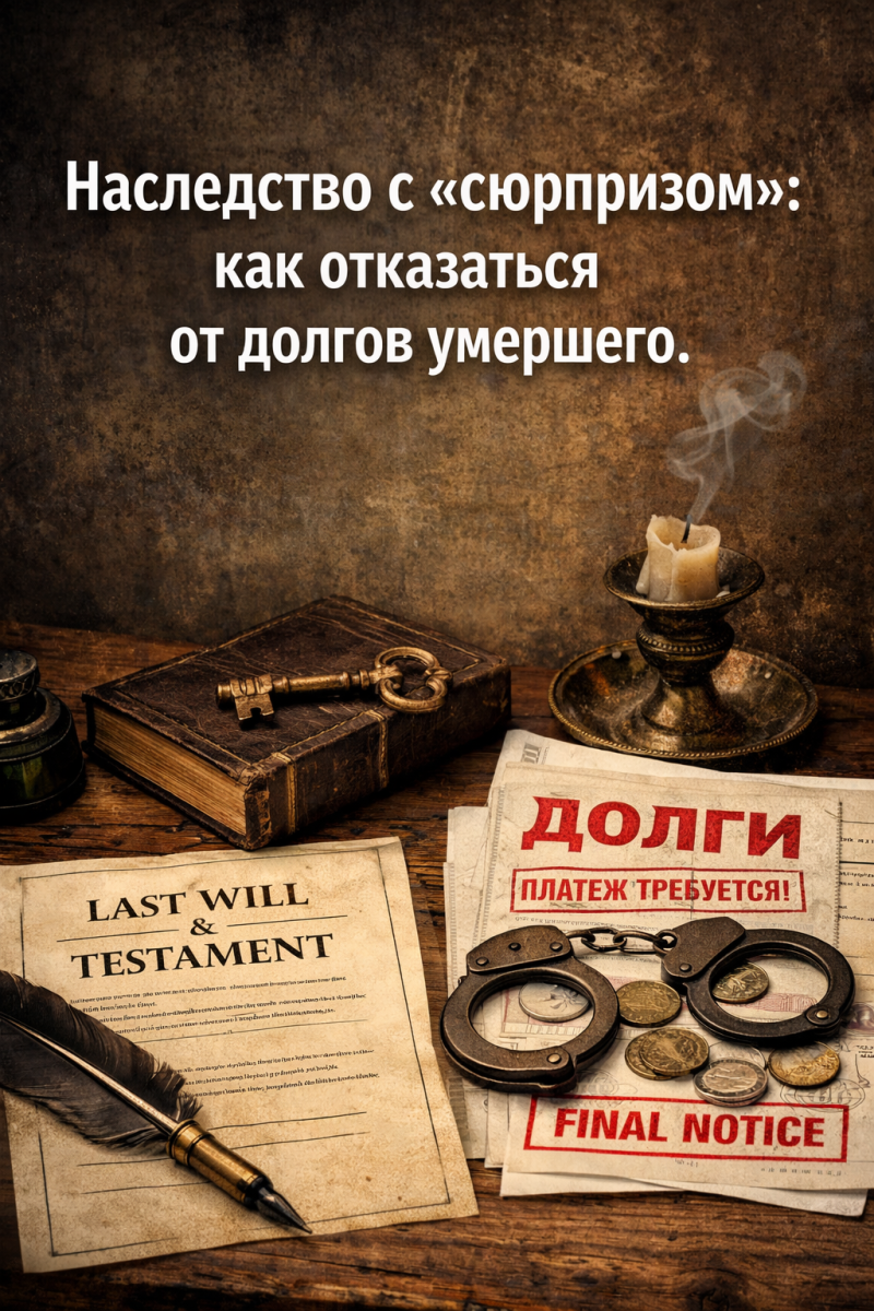 Наследство с «сюрпризом»: как отказаться от долгов умершего.