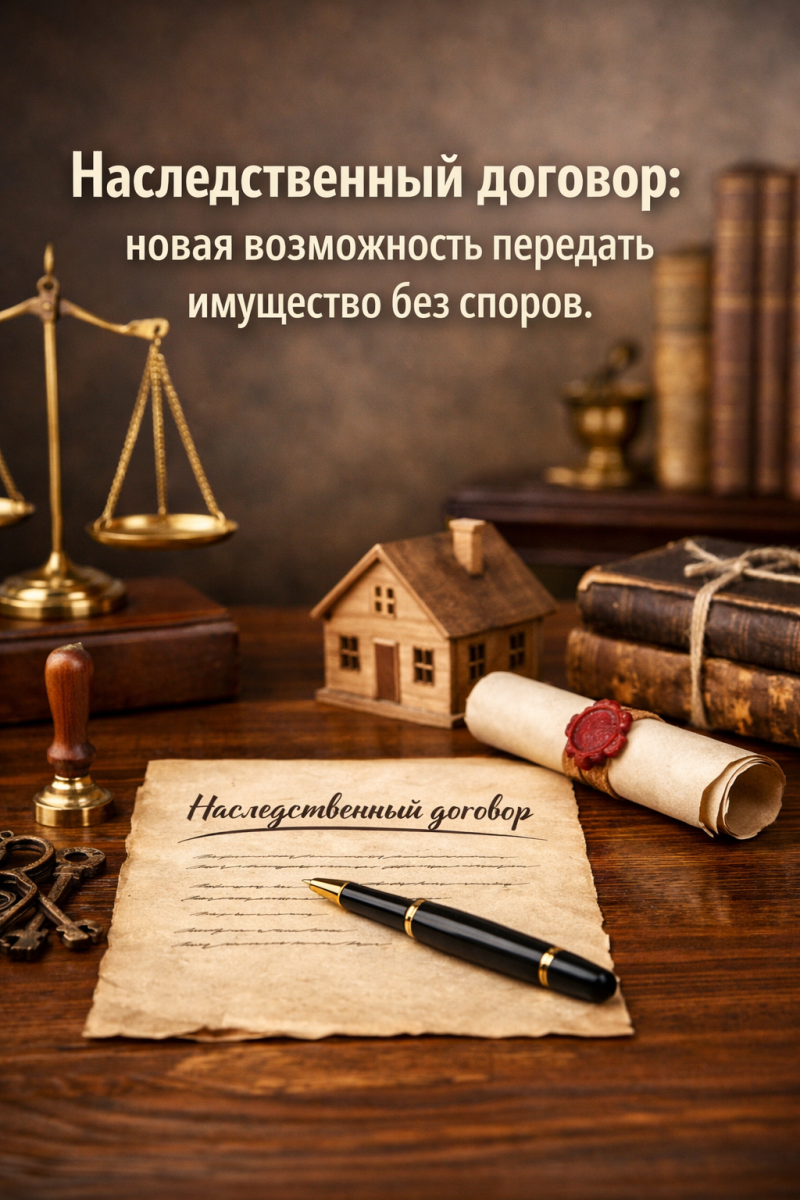 Наследственный договор: новая возможность передать имущество без споров.