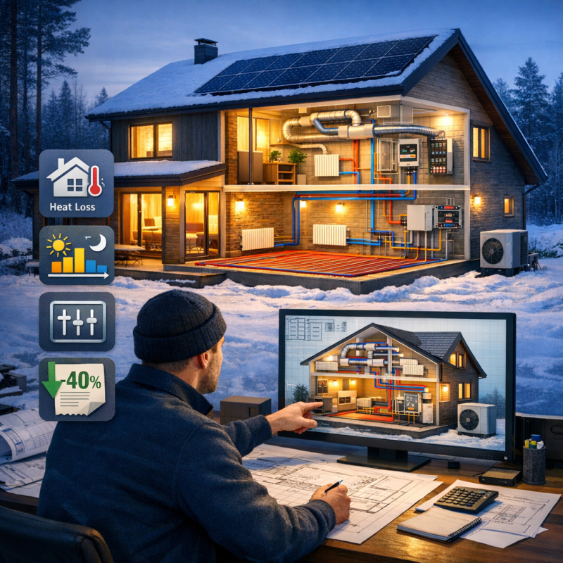 Энергоэффективный дом: полное руководство по снижению расходов на отопление и электричество