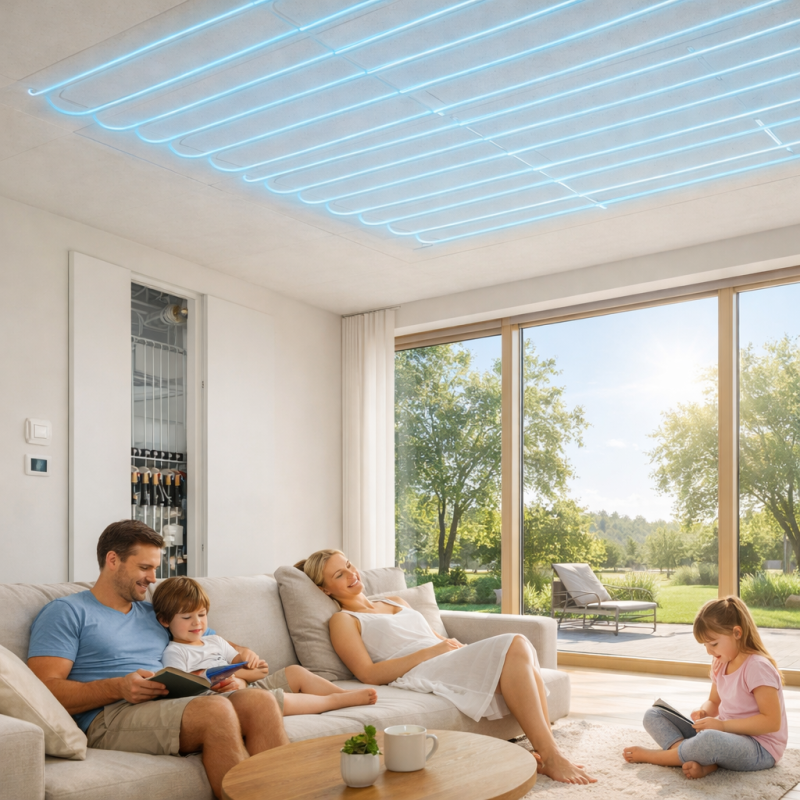 Холодные потолки вместо кондиционера: инновация для комфорта и здоровья