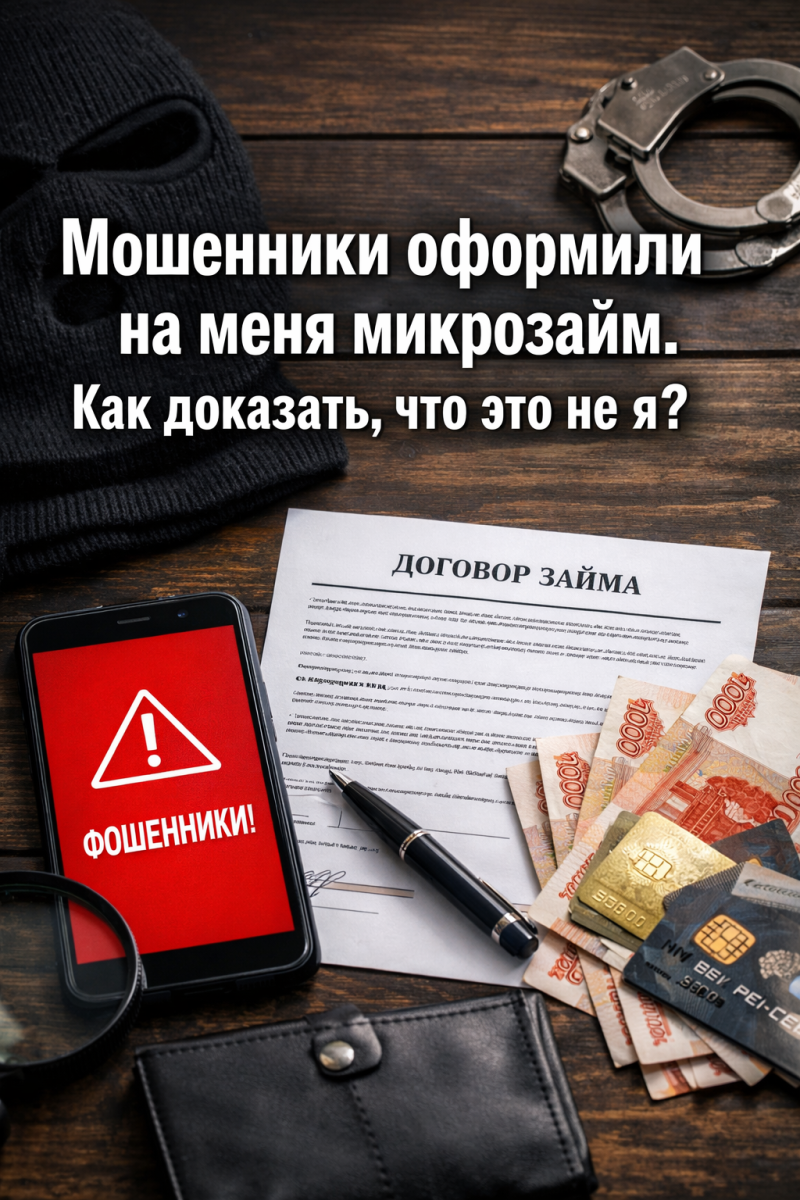 Мошенники оформили на меня микрозайм. Как доказать, что это не я?