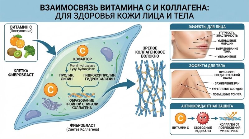 Витамин С: в каких продуктах искать «цемент» для коллагена