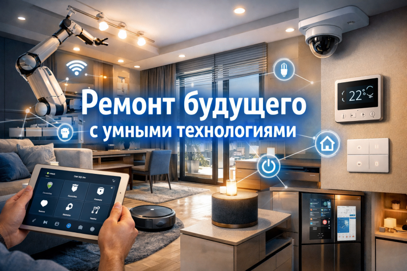Умный дом: как современные технологии меняют ремонт и дизайн