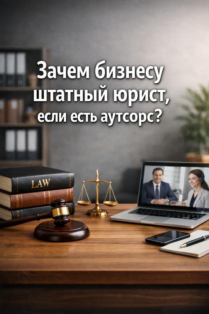 Зачем бизнесу штатный юрист, если есть аутсорс?