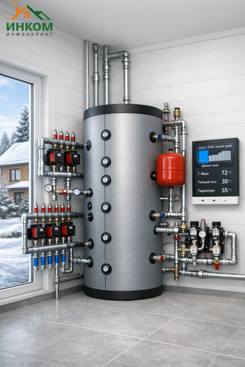 Буферная емкость: как экономить до 40% на электричестве