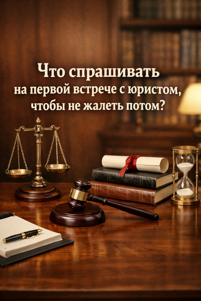 Что спрашивать на первой встрече с юристом, чтобы не жалеть потом?