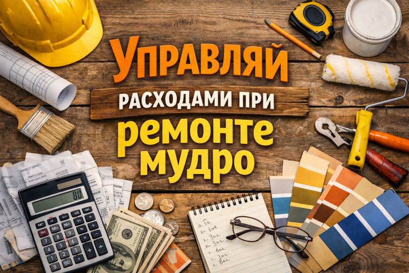 Как правильно контролировать свои расходы во время ремонта: 7 полезных советов