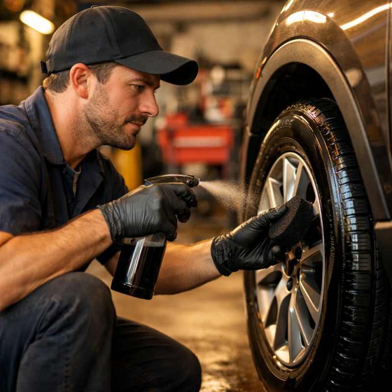 Чернение шин: не только красиво, но и выгодно!