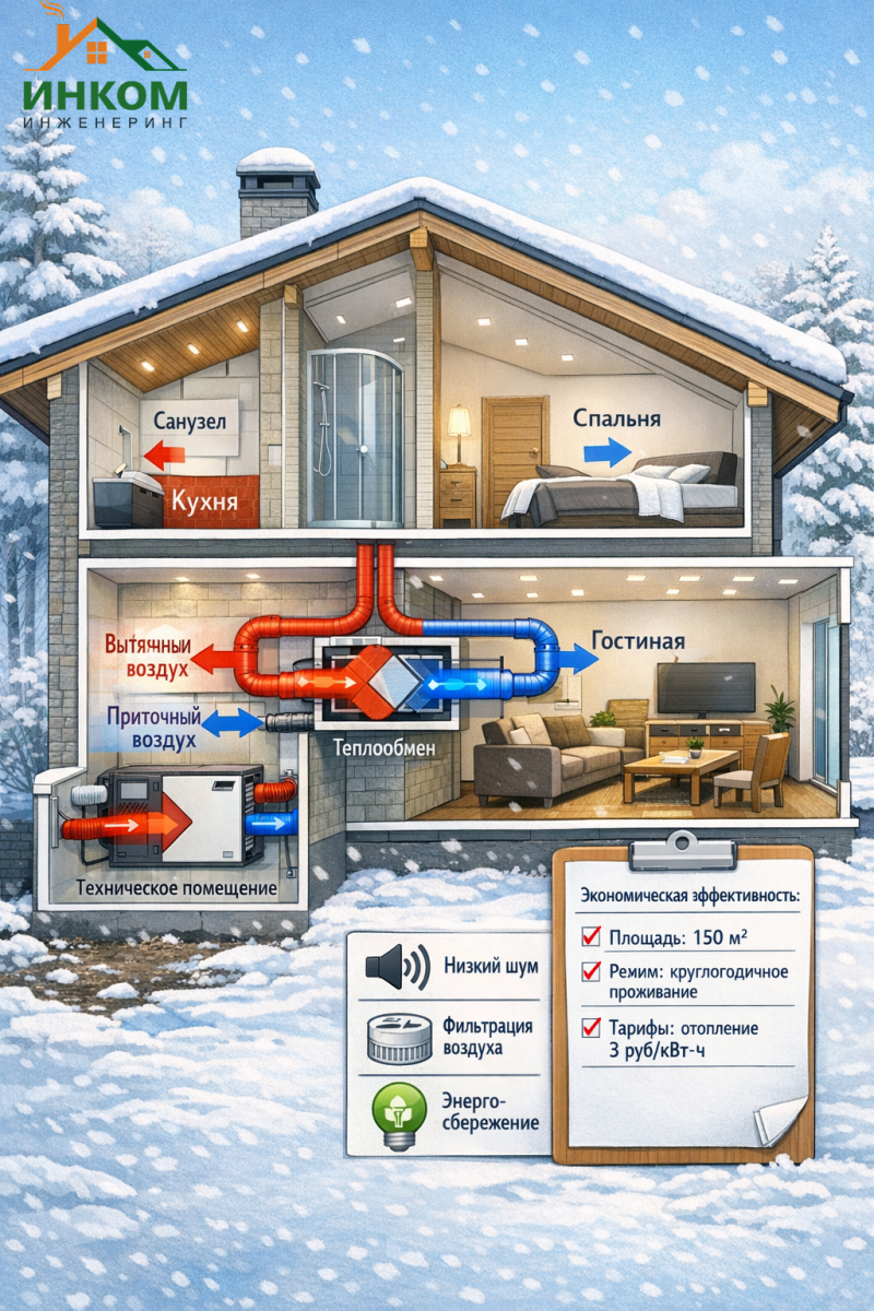 Приточно-вытяжная вентиляция с рекуперацией: стоит ли своих денег?
