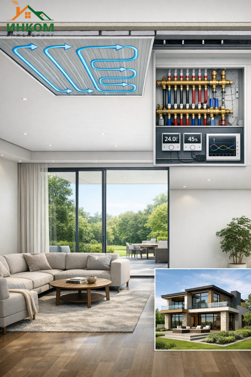 Холодные потолки: инновационная альтернатива кондиционерам