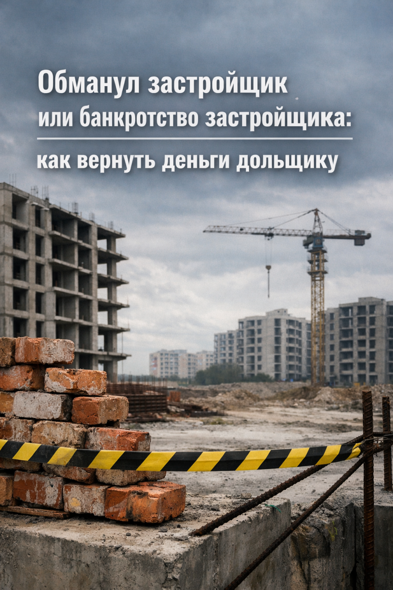 Обманул застройщик или банкротство застройщика: как вернуть деньги дольщику