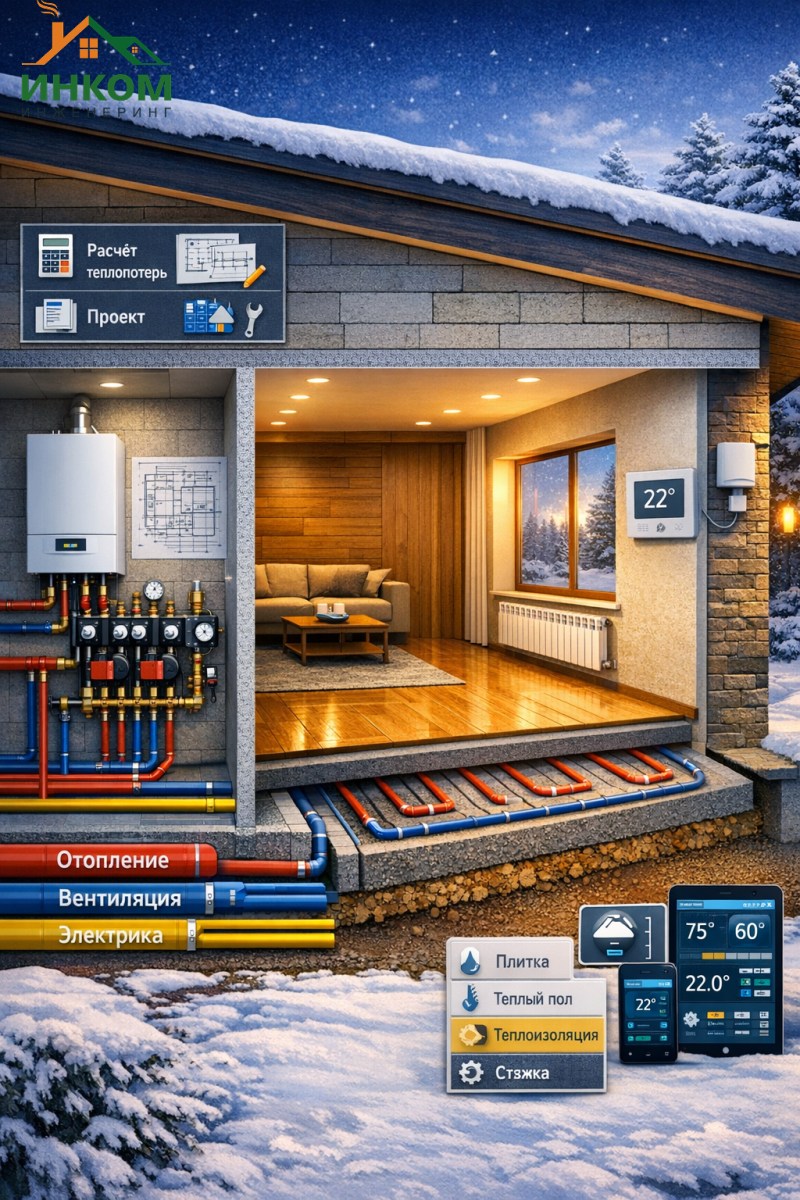 10 самых частых вопросов об отоплении загородного дома