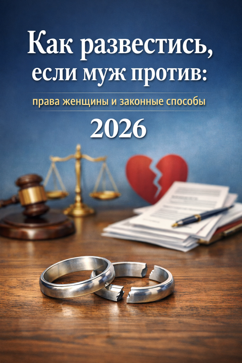 Как развестись, если муж против: права женщины и законные способы 2026