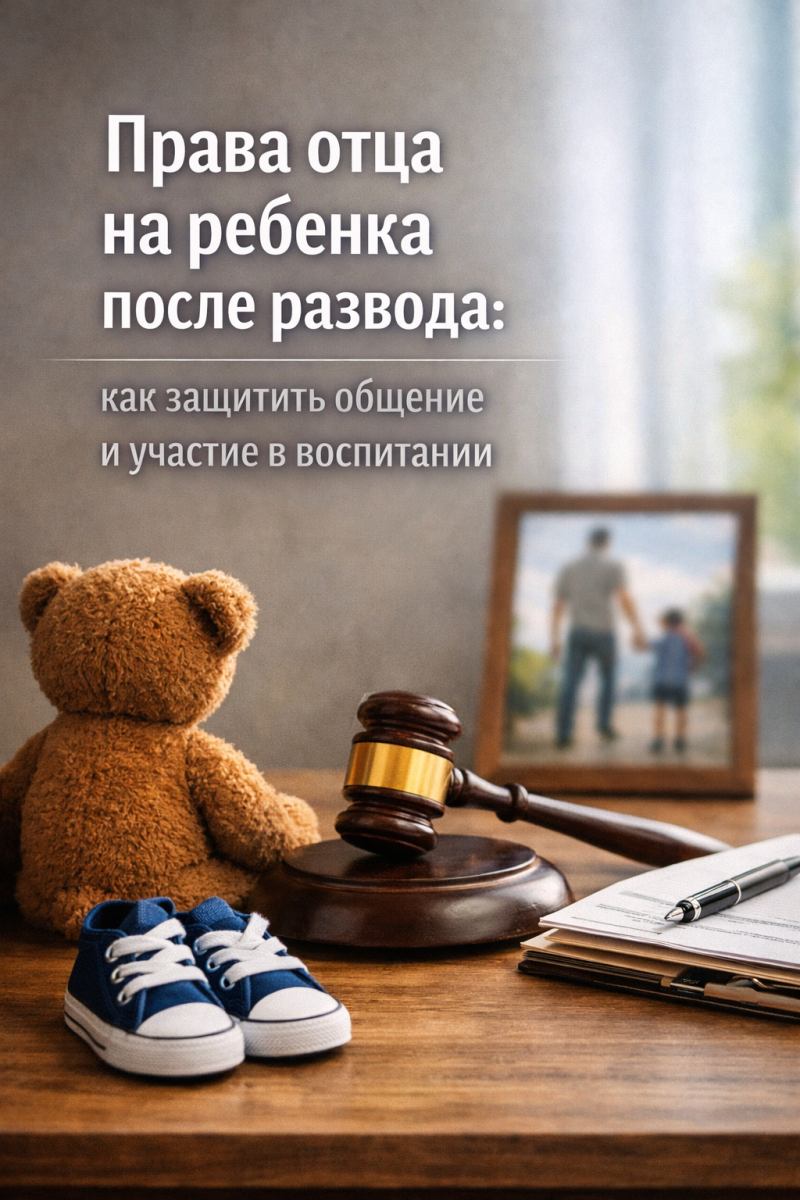 Права отца на ребенка после развода: как защитить общение и участие в воспитании